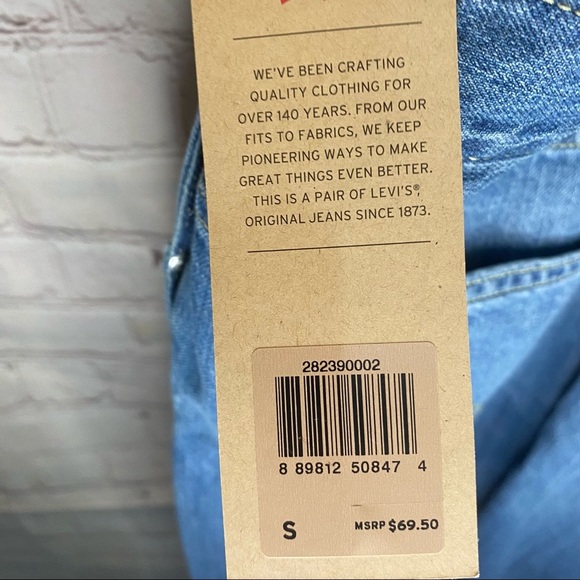 NWT Levi’s Bib Overalls Denim Adjustable Straps - Picture 8 of 14